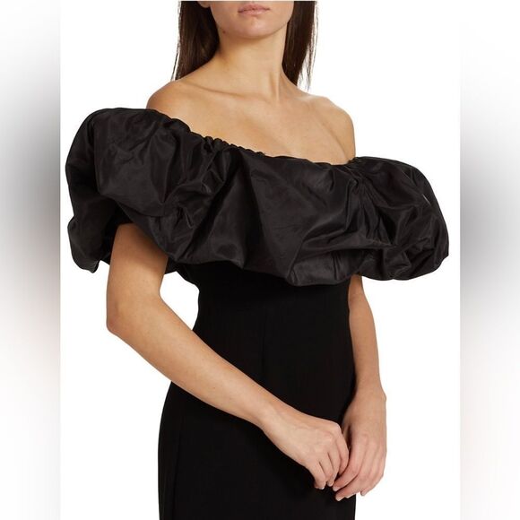 Catherine Regehr St. Martin Off-The-Shoulder Sheath Gown size 6 - Picture 3 of 14